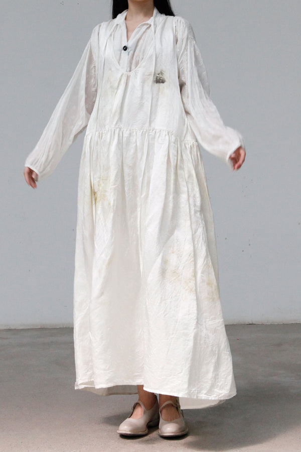 MUTEDANCE deep V-neck print dress MD22SS29